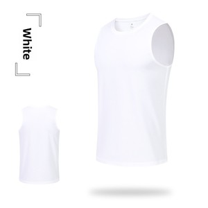 Lijialan Débardeur de sport pour homme, séchage rapide, respirant, sans manches, pour la course en extérieur, le basketball et l'entraînement, coupe ample - Product Image 6