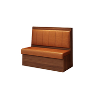 Banquette murale moderne et simple en PVC avec rembourrage en mousse, mobilier commercial pour restaurants, idéal pour barbecue, hot pot et café