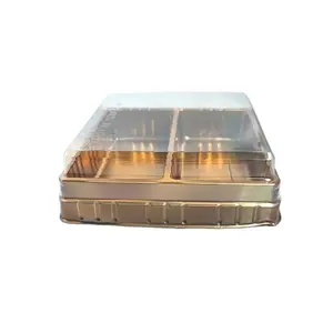 Rectangular plastic container plastic packaging boxes cake box and packaging