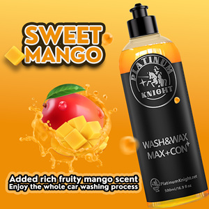 WAX&WASH MAX Champú de Espuma para Lavado de Autos Super Concentrado <span class=keywords><strong>1</strong></span>:1000 con Cera de Carnauba 2 en <span class=keywords><strong>1</strong></span>, Limpieza y Encerado de Alto Brillo - Product Image 2
