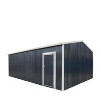 Abri de voiture en acier galvanisé robuste au design moderne et épuré, auvent extérieur en tôle métallique pour structure de stationnement automobile