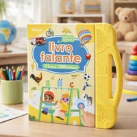 Machine d'apprentissage électronique pour enfants, jouet éducatif Montessori, apprentissage de l'anglais et du portugais, livre électronique parlant, livre audio, jouet d'éducation précoce