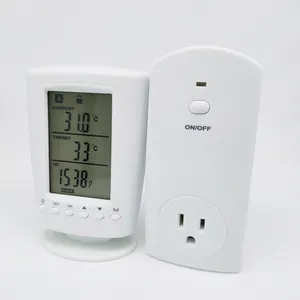 Regolatore di temperatura termostato Plug-In Wireless con sensore di temperatura digitale interno con il miglior prezzo