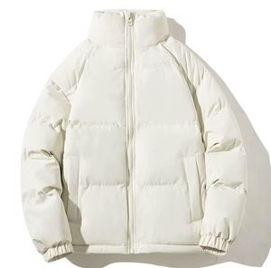 Veste matelassée pour homme, grande taille, épaisse et chaude, avec logo personnalisé, vente chaude - Product Image 4