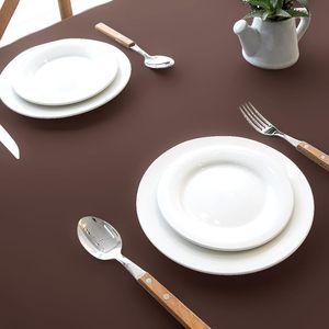 <span class=keywords><strong>Mantel</strong></span> de plástico cuadrado a rayas hecho a mano moderno, cubierta impermeable adhesiva transparente <span class=keywords><strong>para</strong></span> mesas de comedor <span class=keywords><strong>para</strong></span> el hogar y eventos - Product Image 2