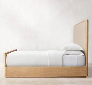 Muebles de lujo modernos para el hogar, cama de hotel, cama de madera estilo americano, camas de plataforma de roble ruso recuperado para dormitorio - Product Image 3