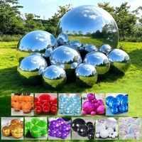 Ballons gonflables en forme de boule miroir métallique, matériau PVC Renamon, couleur personnalisée, impression UV, pompe à air électrique, décoratifs