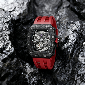 Orologio Richard TSAR BOMB Automatico Quadrante Scheletrato Analogico Commercio all'Ingrosso Movimento Giapponese Cassa Tonneau Ergonomica a Doppio Ponte in Gomma - Product Image 1