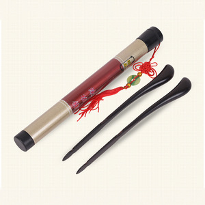 Black Sandalwood Practice <b>Mallets</b> For Yangqin Round Head <b>Wooden</b> Handle DIY Accessories - Product Image 3