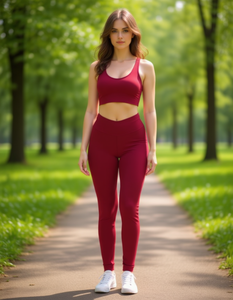 Leggings de Cintura Alta para Mujer, Color Sólido, Tejido Elástico, Spandex, Poliéster, Todas las Temporadas, Estilo Básico, Teñido Liso, Tallas S M L - Product Image 2
