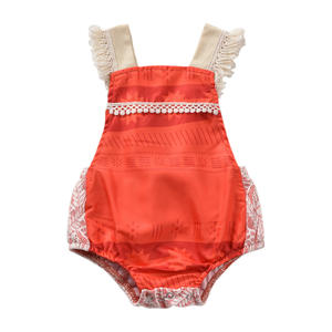 Mono de Verano Personalizado para Bebé Niña, Ropa con Volantes de Encaje, Traje de Seersucker para Bebé - Product Image 6