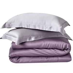 Ensembles de literie en fibre de lyocell de qualité pour hôtel de luxe housse de couette design 4 pièces ensemble de draps de couleur bleu clair - Product Image 6