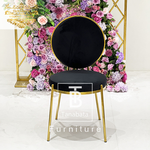 Silla de Comedor Moderna de Acero Inoxidable Dorado, Muebles de Comedor de <span class=keywords><strong>Metal</strong></span> de Lujo - Product Image 2