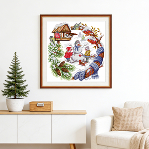 Kit de Punto de Cruz con Patrón HD de la <span class=keywords><strong>Serie</strong></span> Infantil, Tela Aida Estampada/Contada 16/14/11CT, Set de Bordado, Manualidades, Lienzo para Punto de Cruz - Product Image 6