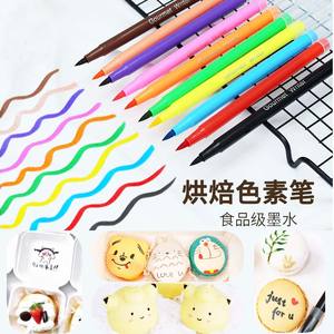 <span class=keywords><strong>Crayon</strong></span> à chocolat <span class=keywords><strong>comestible</strong></span> Stylo à colorier Fondant stylo d'écriture à biscuits peint à la main Colorant alimentaire Marqueurs - Product Image 5