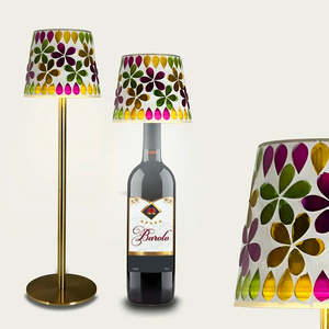 Moderno tradizionale Fès mosaico lampada da tavolo ferro corpo in vetro materiale 220V AC alimentato a batteria LED per camere da letto lettura case E14 - Product Image 1