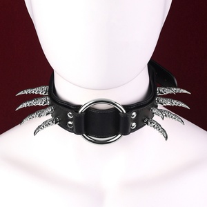ปลอกคอหนังสไตล์พังก์ M-Q4003 สำหรับเล่นบทบาท BDSM ปลอกคอสำหรับคู่รัก ของเล่นทางเพศ - Product Image 6