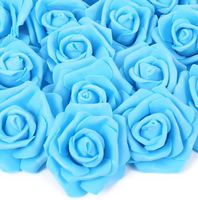 Têtes de fleurs artificielles en mousse PE de 7 cm, faites à la main - Haute exposition pour mariage, décoration de la maison, fête des mères et Noël