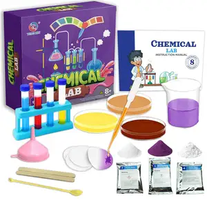 Vendita calda giocattoli scientifici Kit di <span class=keywords><strong>laboratorio</strong></span> di chimica <span class=keywords><strong>esperimenti</strong></span> e attività di chimica fai da te ottimo regalo per i Kit di educazione chimica per bambini. - Product Image 1