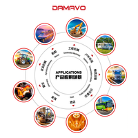 DAMAVO Luces LED Flexibles para Interiores de Auto con Puerto USB de 12V/24V, Control Táctil para Autocaravanas, Caravanas, Camiones, Yates