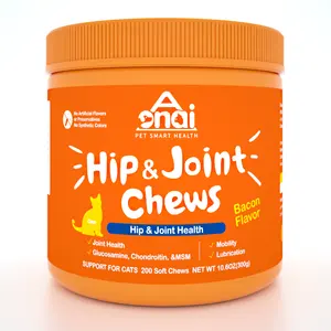 Anti Inflammatory Joint Support Glucosamine MSM And Krill-Hip Joint Supplement For Cats Mobility Cat Joint Supplement