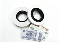 Rouleau de papier de reliure pour billets de banque avec logo imprimé personnalisé, largeur 20mm-40mm, résistant aux hautes/basses températures, pour la reliure de devises
