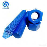 High Tensile ASTM A193 B7 Stud Bolt Thread Rod A194 2H Hex Bolts with 2 Heavy Black Hex Nuts