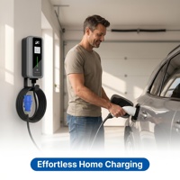 Station de recharge portable 32A/7kw avec application Tuya, WiFi, fonctionnalité Bluetooth, station de recharge pour véhicules électriques plug-and-play