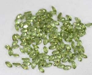 2*4毫米0.095 Ct绿色橄榄石侯爵夫人珠宝切割宝石 - Product Image 6