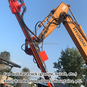 Diepgat Graafmachine Dth Boormachine Voor Anker & Fundering In Rock/Grondboring Hydraulische Graafmachine Gemonteerd Boorplatform - Product Image 3