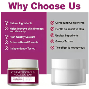 Crème Visage Hydratante Réparatrice Apaisante à l'Huile Essentielle, au Calcium et à l'Élastine Hydrolysée pour une Peau Raffermie - Product Image 4