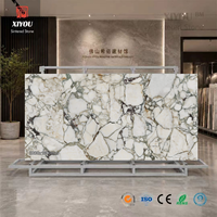 Losa de Porcelana Veteada Rock Realm de 12 mm Personalizada, 1600x3200 mm, Acabado Mate para Proyectos de Encimeras