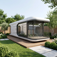 Capsule d'hébergement pour projets d'investissement avec structure en acier pour hôtel en zone touristique