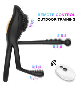 男性用シリコーン振動コックリングペニスリング遅延射精男性大人のおもちゃ - Product Image 6