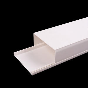 Goulotte de câblage en PVC à fentes 50x50mm, haute qualité, durable, résistante à la chaleur et ignifuge - Product Image 1