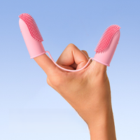 Limpiador Dental de Silicona de Doble Punta de 360 Grados, Ecológico, Duradero, Portátil, Elimina el Mal Aliento, Multicolor, Gran Venta