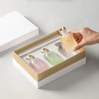 Diffuseur de parfum à bâtonnets en verre de 50 ml, design moderne, haute qualité, senteurs personnalisées, huile essentielle, parfum, aromathérapie longue durée