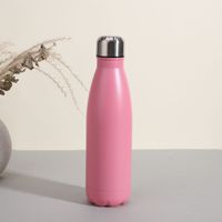 Vente en gros de gobelets isothermes à double paroi en acier inoxydable 304 avec revêtement en poudre de 500 ml, pour garder au chaud, pour l'extérieur, la voiture, le sport, l'eau