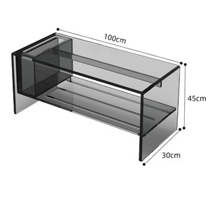 Mesa de centro acrílica moderna con diseño de alféizar flotante, dormitorio <span class=keywords><strong>pequeño</strong></span>, mesita de noche, <span class=keywords><strong>escritorio</strong></span> de ordenador para el hogar, muebles de sala de estar - Product Image 6