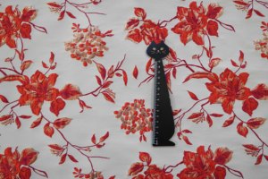 Kỹ thuật số in tùy chỉnh thiết kế hoa mượt satin vải cho phụ nữ Ăn mặc - Product Image 4