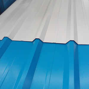 Ziegelrote Wellblech-Dachplatten Preise Farbige Dachplatten Trapezförmige Dachbleche Dx51d Sgcc Verzinkte Wellbleche Günstig - Product Image 1