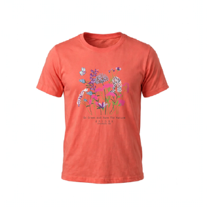 Camisetas estampadas de bajo precio para mujer, diseño moderno, elegantes y casuales, camisetas estampadas con cuello redondo para mujer de Bangladesh - Product Image 1