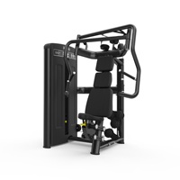 Machine de musculation professionnelle de haute qualité pour la musculation et le fitness, presse pectorale assise à sélection de charge par broche, en acier, vente en gros