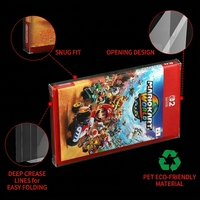 Étui de protection transparent en PET pour cartouches de jeu Switch 2, boîte de rangement transparente pour cartouches de jeu NS 2