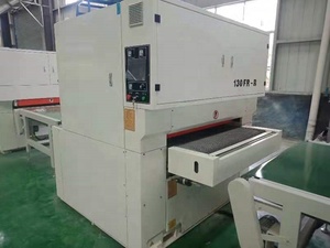 Maquinaria para carpintería Calibración automática de MDF de <span class=keywords><strong>madera</strong></span> maciza Pulido superior e inferior Lijadora de banda ancha - Product Image 5