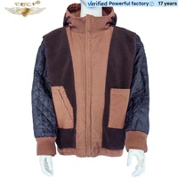 Veste de travail à capuche en toile épaisse pour homme, manteau cargo d'hiver, multi-poches, veste de travail de construction