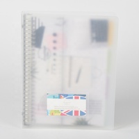 Carnet de notes A5/B5 rechargeable avec anneaux, 20/26 anneaux, pour bullet journal, voyages, études et bureau