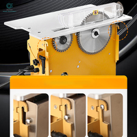 WT20 Scie Circulaire Panneau De Coupe De Bois Multi-fonction Portable Sans Poussière Manuel Optionnel Arbre Curseur De Levage 5.4kW 220V/110V