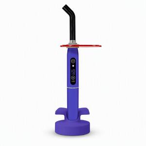 Lampe de photopolymérisation dentaire sans fil multicolore avec bande LED et base de charge - Machine de photopolymérisation en une seconde pour la dentisterie - Product Image 3