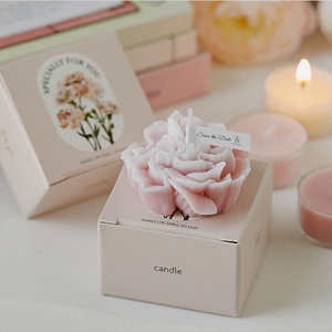 Velas de aromaterapia de clavel, Mini velas perfumadas en forma de flor hechas a mano para decoración del hogar, regalo del Día de la madre - Product Image 2